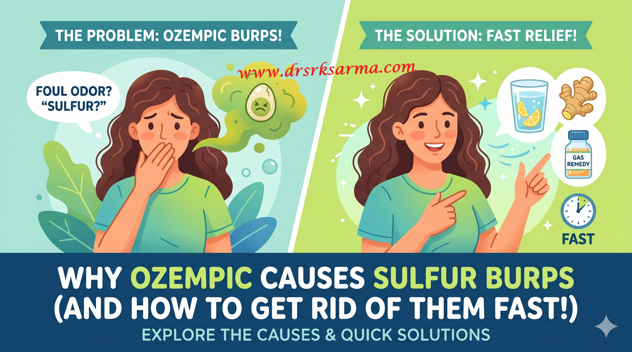 Why Does Ozempic Cause Sulfur Burps and How Do You Get Rid of Them Fast? Metabolic Health & Doctor-Guided Weight Loss Dr SRK Sarma Why Does Ozempic Cause Sulfur Burps and How Do You Get Rid of Them Fast? Metabolic Health & Doctor-Guided Weight Loss Dr SRK Sarma